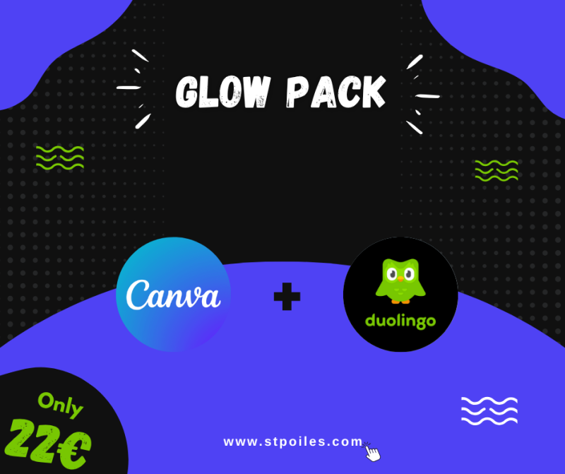 Bundle Duolingo Plus + Canva Pro