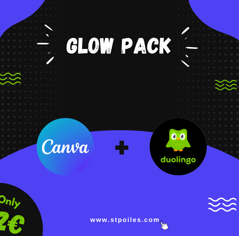 Bundle Duolingo Plus + Canva Pro